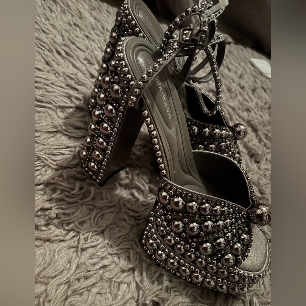 Studded Platform Sandals - Picture 2 of 6
